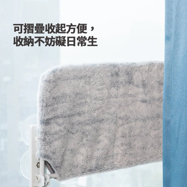 加大款可折疊吸盤式貓吊床(免打孔無痕安裝 吸盤式貓咪跳台 承重15KG)