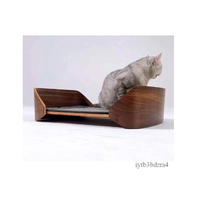 實木貓床 狗狗床 貓咪用品 寵物床 離地防潮沙發床