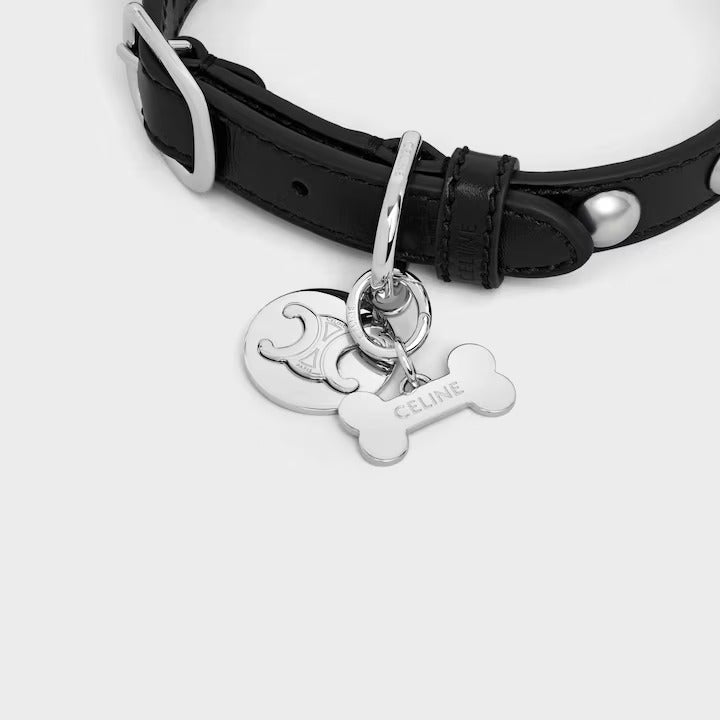 MAISON CELINE 寵物配飾 黃銅骨頭狗牌